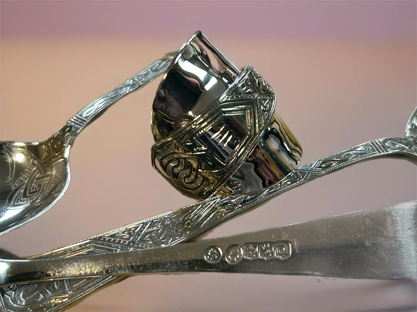 Exquisite Sterling Silver Wrap Ring